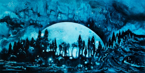 Moonlight Magic
-canvas 15x30